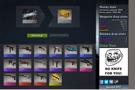 cs go drop rate case